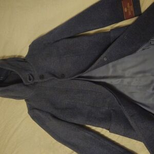 Babaton Women's Gray Hooded Coat